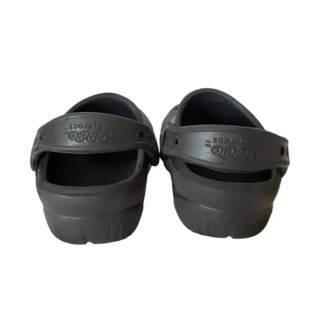 Jibbitz by Crocs Classic Clogs Water Shoes Black Toddler 6/7 Summer Slip On Play